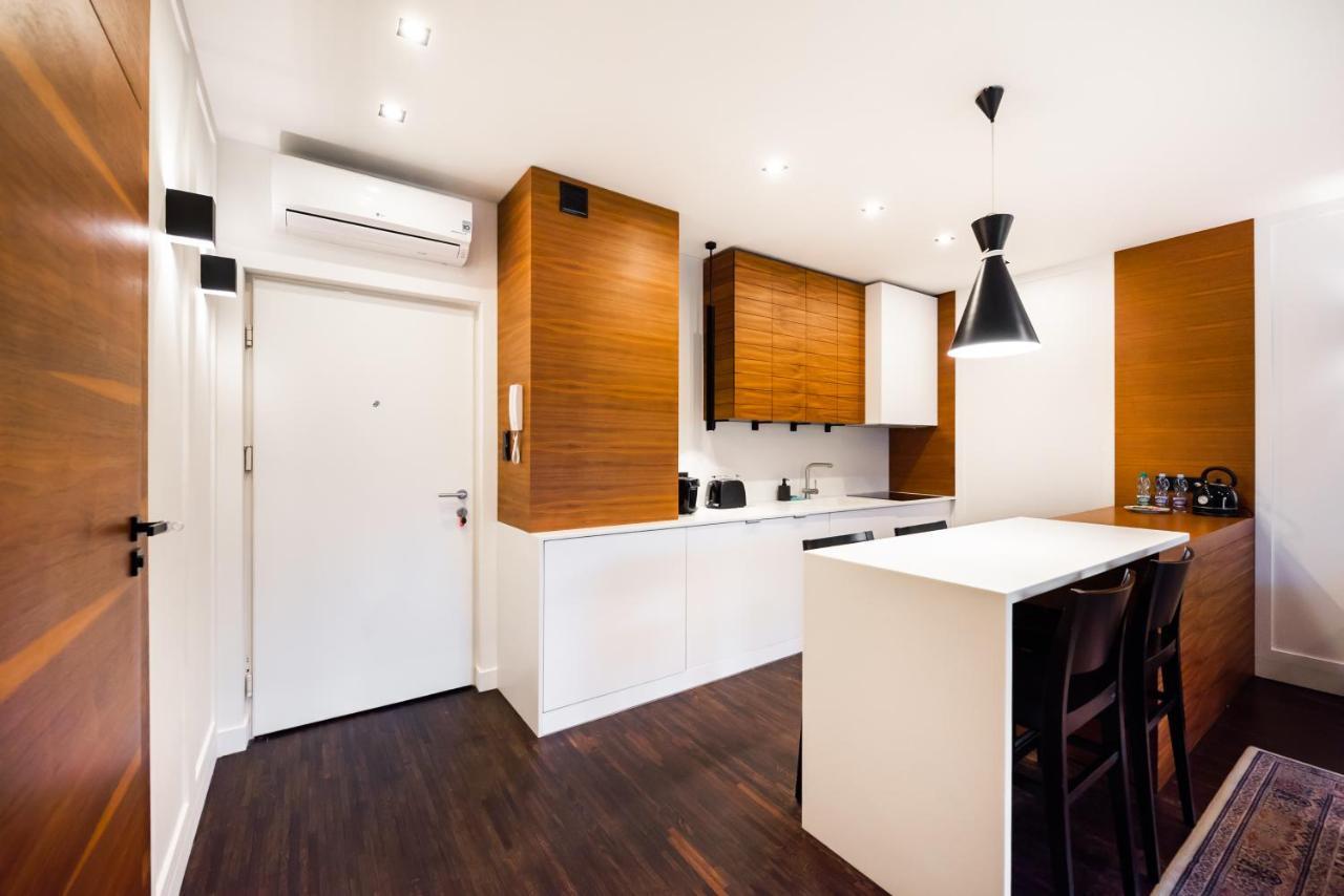 Wola Luxury Wooden Apartment Warschau Exterior foto